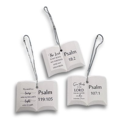Ceramic Bible Verse Ornaments