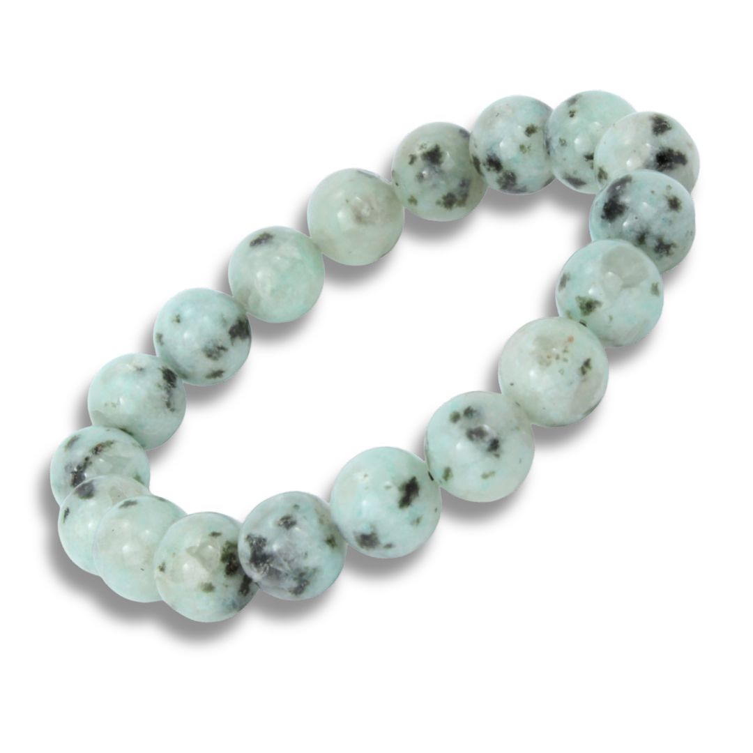Kiwi Jasper Beaded Bracelet
