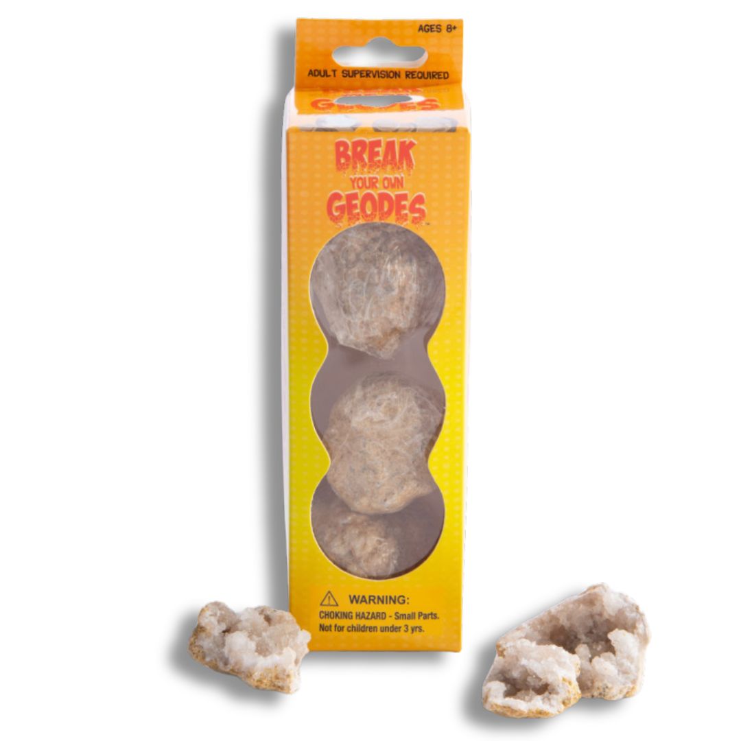 3 pc Break-Your-Own Moroccan Geodes Kit
