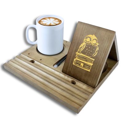 Multi Functional Wooden Triangle Book Stand