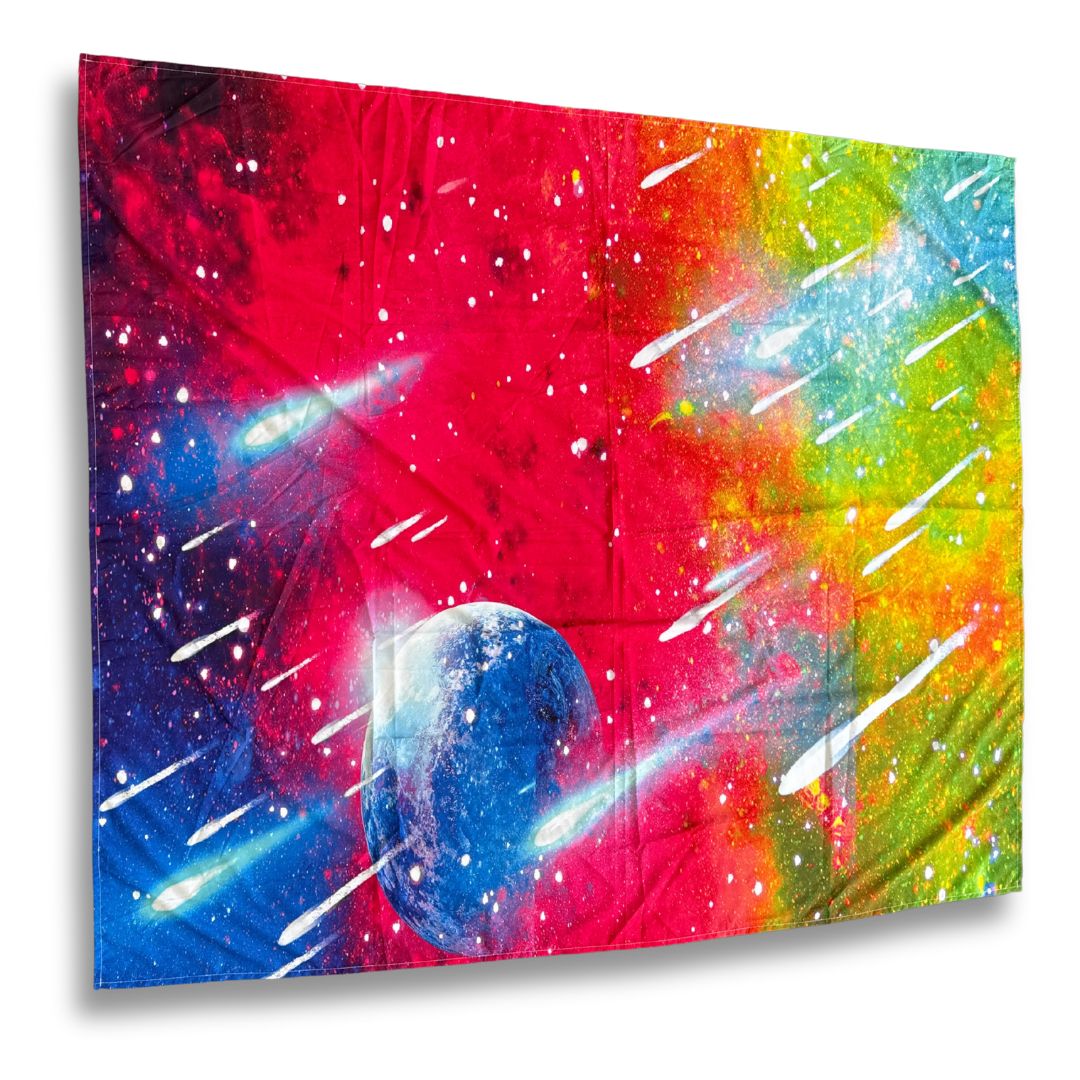 Moon and Stars Tapestry (59"x59")