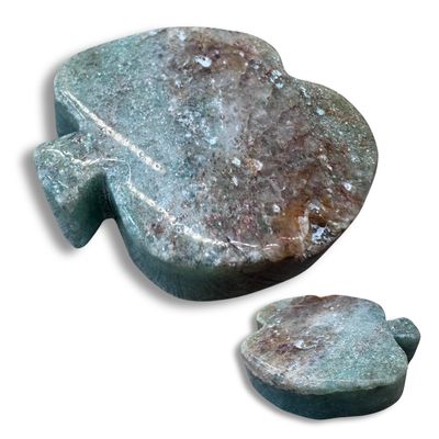 Fuchsite Apple Carving