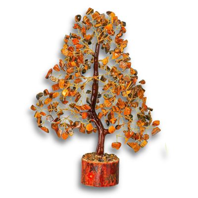 Tiger Eye Crystal Tree