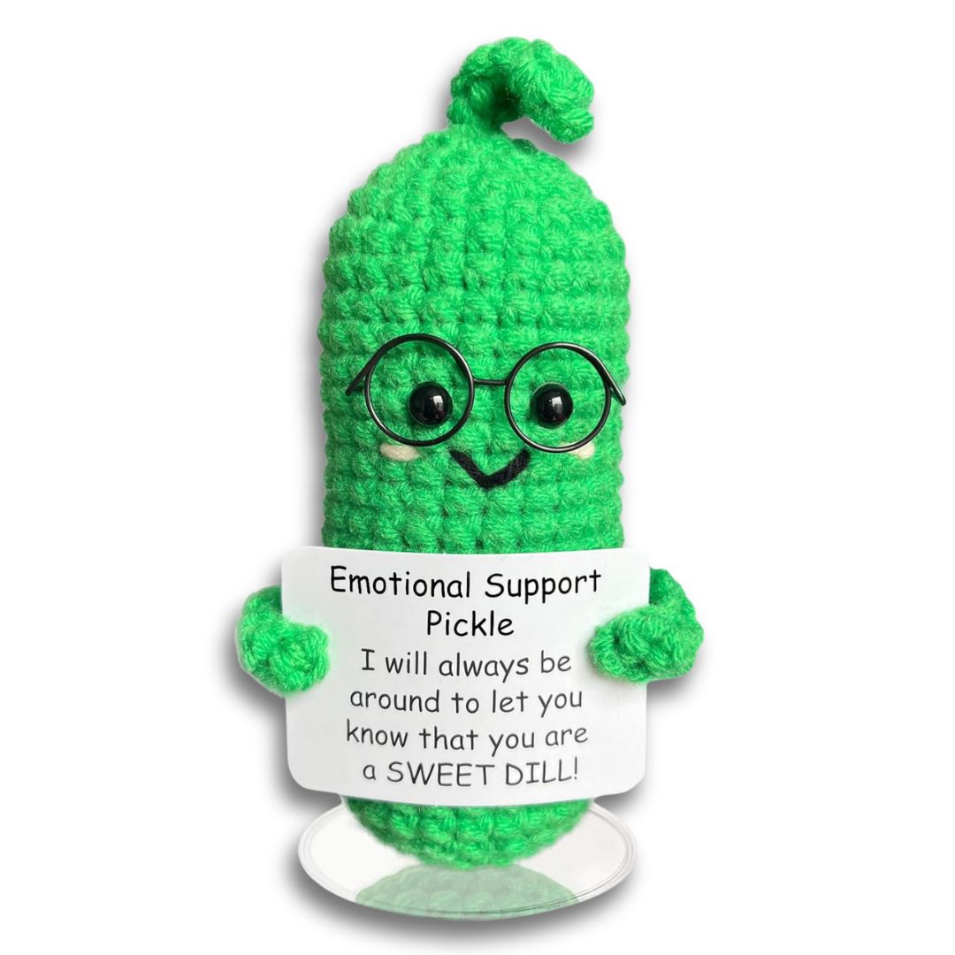 Crochet Emotional Support Pickle