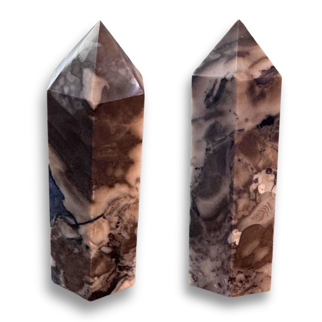 Volcano Agate Obelisk