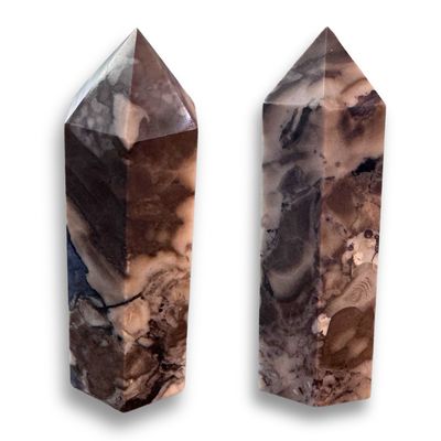 Volcano Agate Obelisk