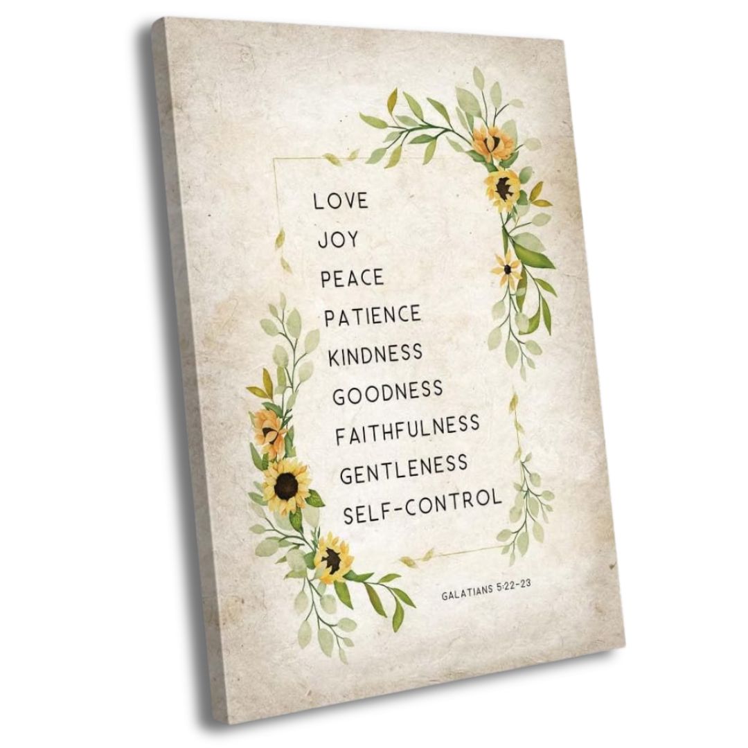Fruit of The Spirit Wall Art Galatians Bible Print