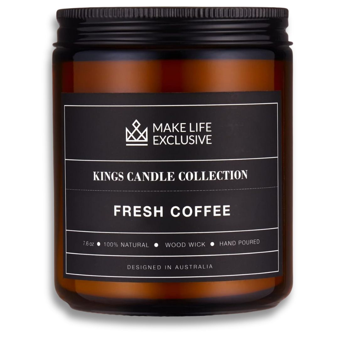 Make Life Exclusive 100% Natural Soy Candle-Fresh Coffee