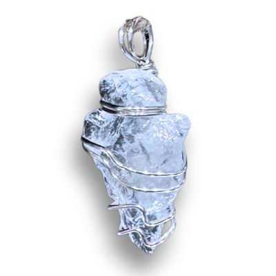 Wire Wrapped Clear Quartz Arrowhead