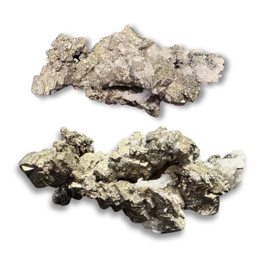 Pyrite Cluster w/Calcite 65g