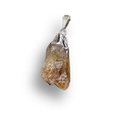 Citrine Wrapped Pendant