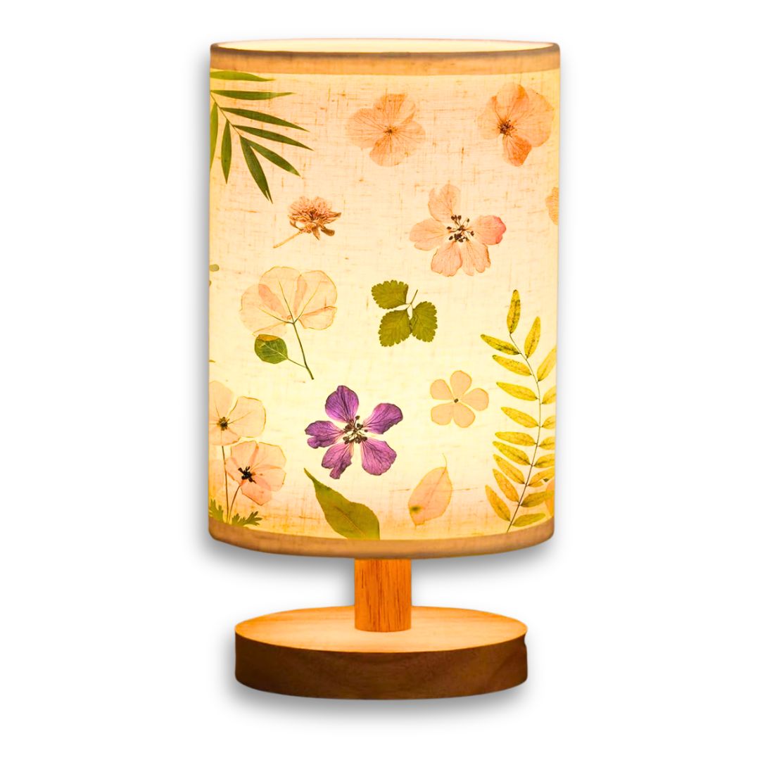 Pressed Flowers 3-Color LED Lamp