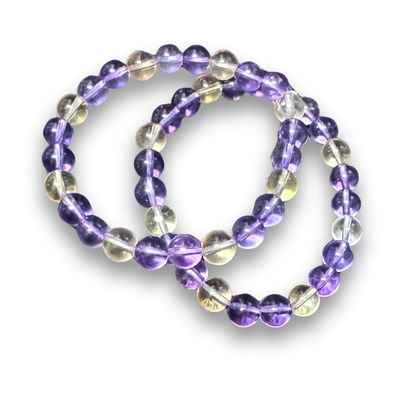 Ametrine Beaded Bracelet