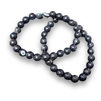 Sardonyx Beaded Bracelet