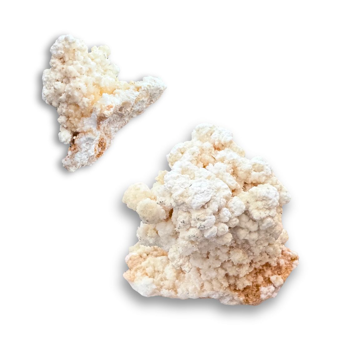 Popcorn Calcite Specimens (UV Reactive), Size: 26g