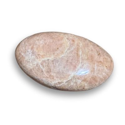 Peach Moonstone Palm Stone (129g)