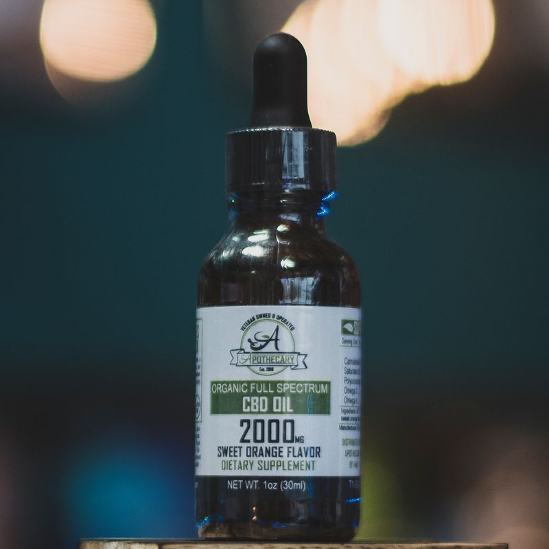 CBD Full Spectrum - Tincture - Sweet Orange - 2000