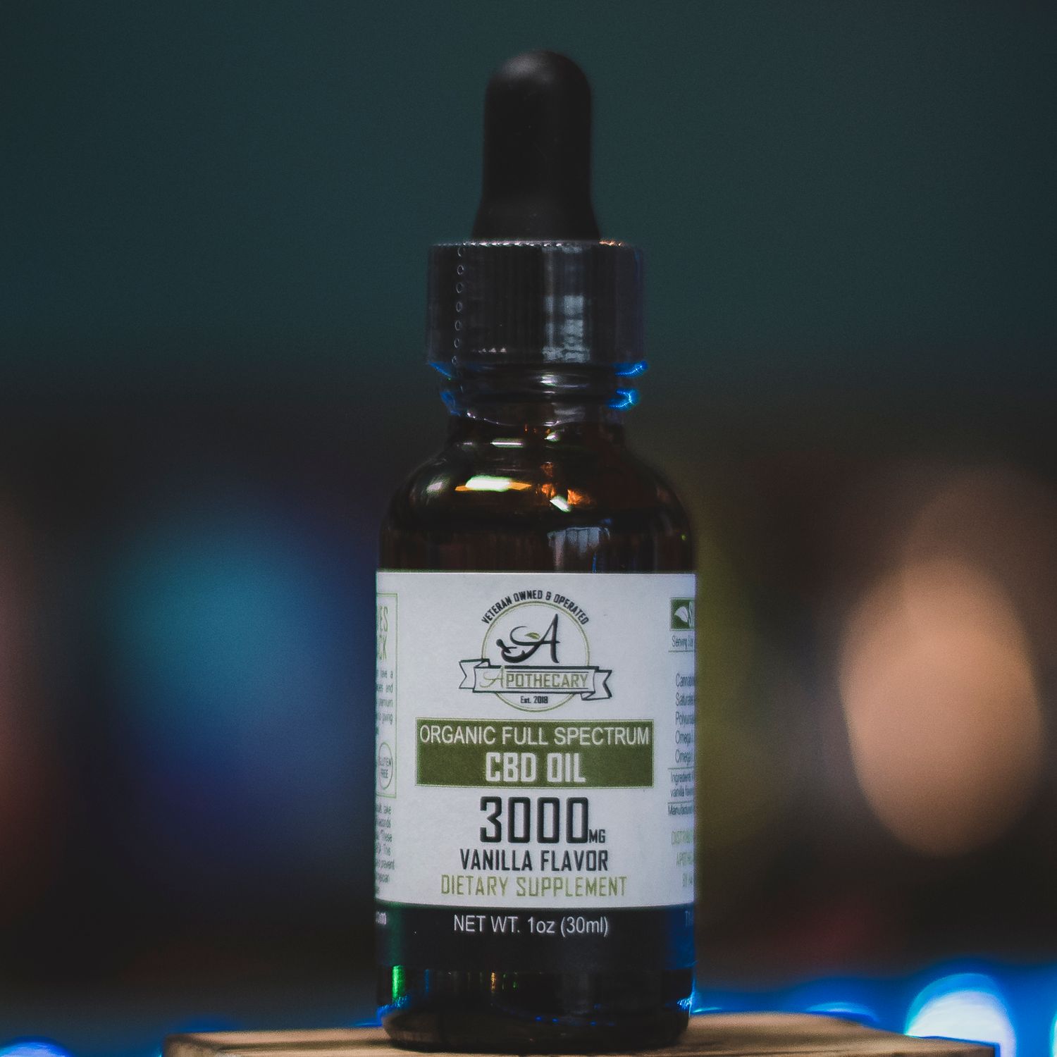 CBD Full Spectrum - Tincture - Vanilla  - 3000