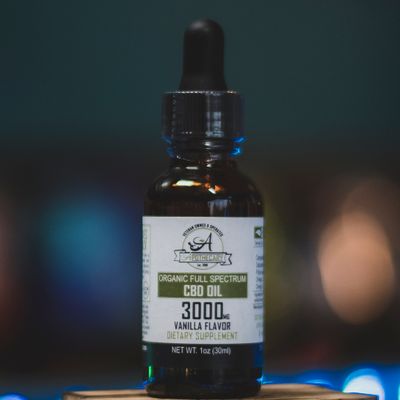 CBD Full Spectrum - Tincture - Vanilla  - 3000