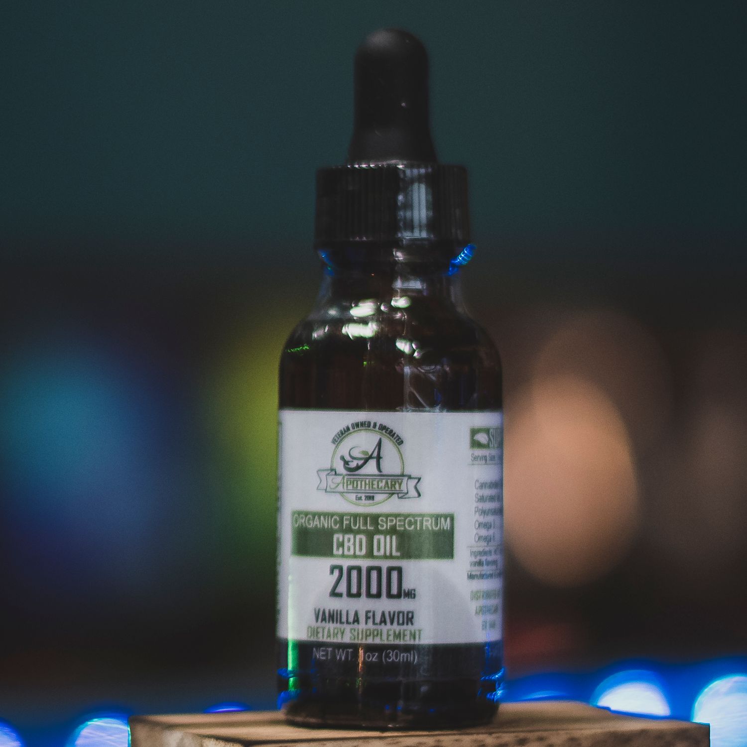CBD Full Spectrum - Tincture - Vanilla  - 2000mg