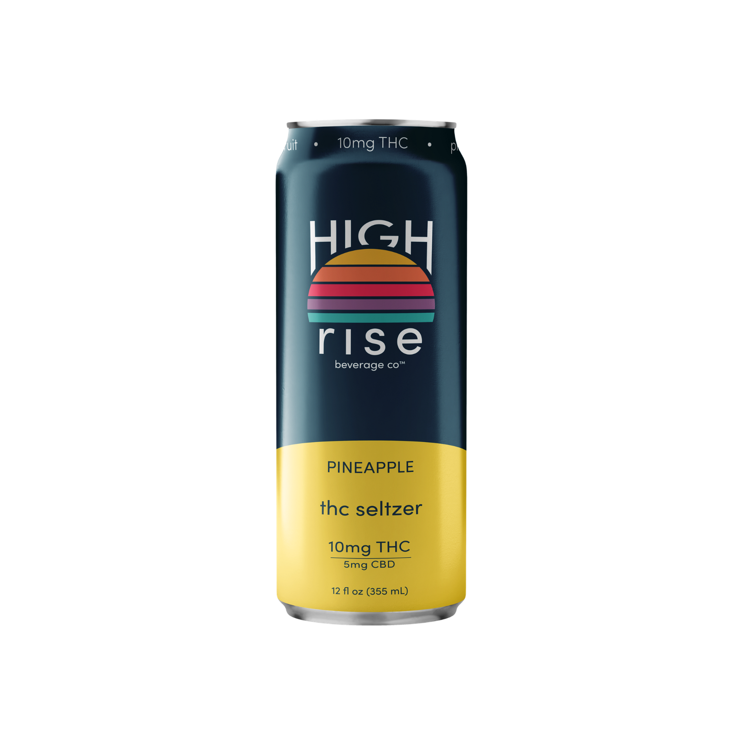 Delta 9 THC - Beverage - High Rise Seltzer - Pineapple