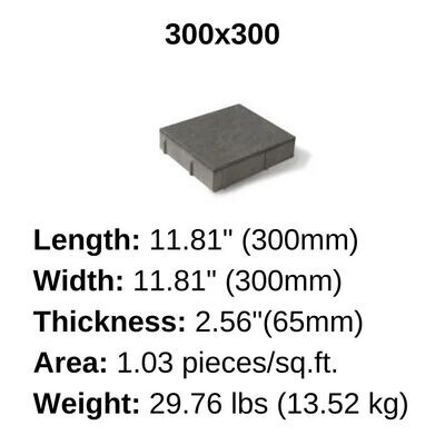 300x300 - Barkman Broadway 65mm Pavers ($8.40/sq.ft)