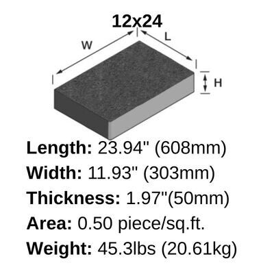 Basalite Concrete Slab Series-12"x24"