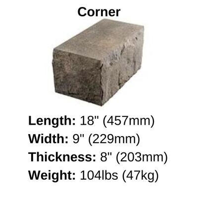 Corner Unit - Barkman Concrete Keystone Compac III