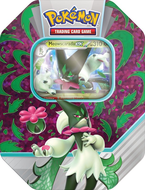 Pokémon Paldea Partners Tin – Puszka z kartamą ex i boosterami
