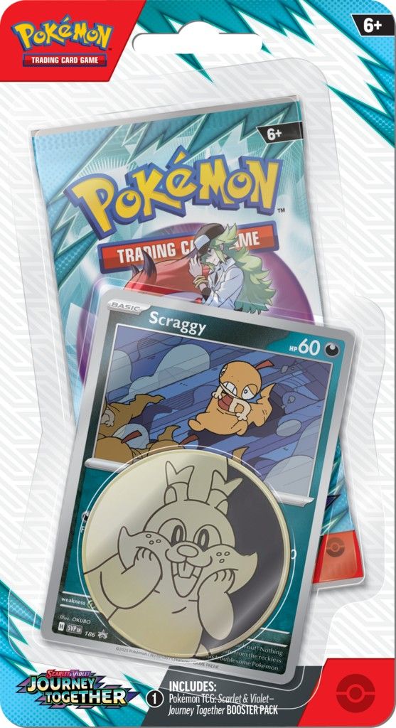 Pokémon - Checklane - Journey Together, Karta: Scraggy