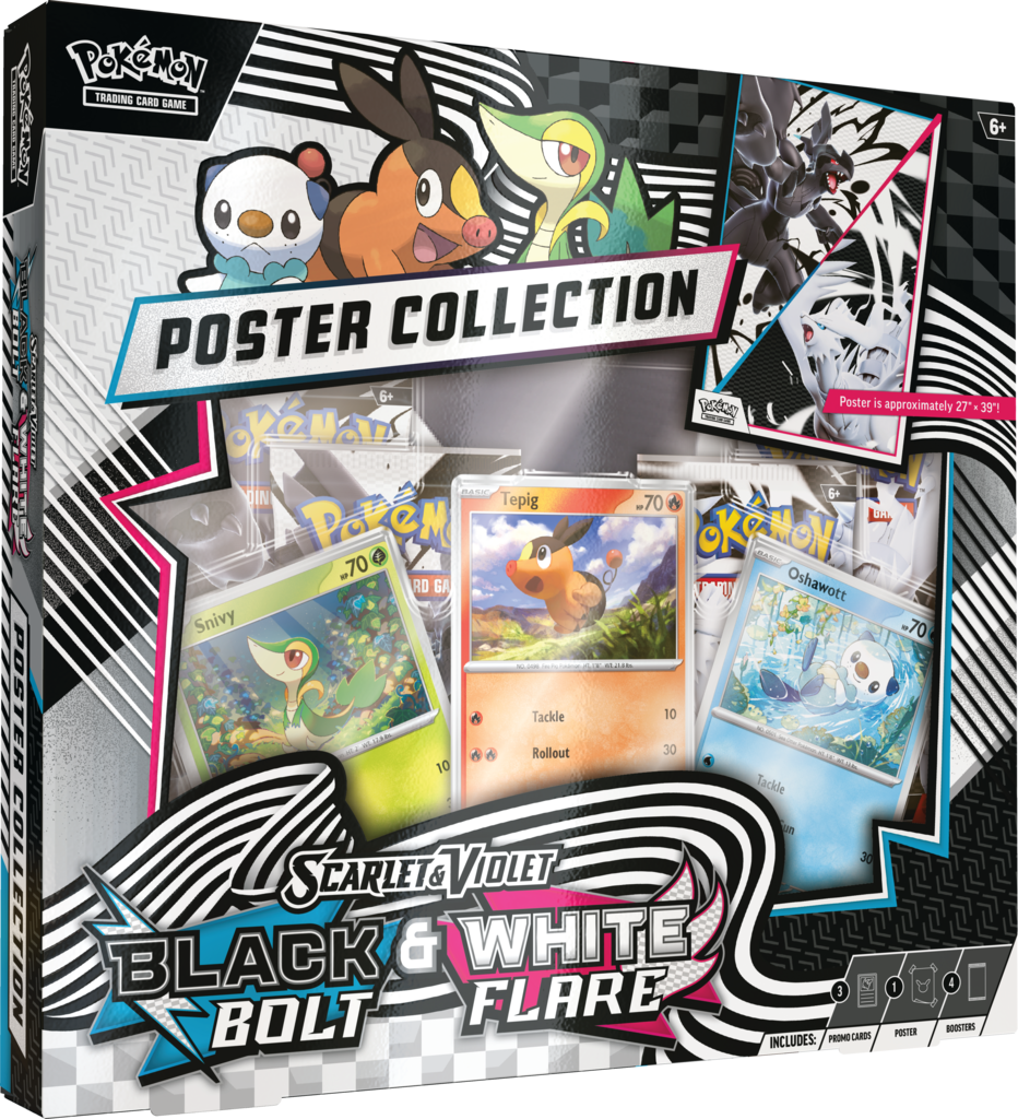 White Flare &amp; Black Bolt - Unova Poster Collection