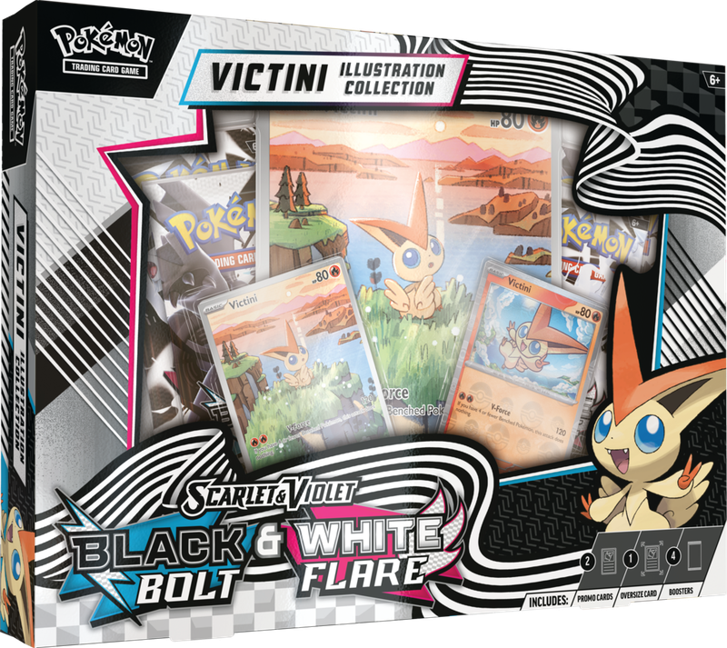 White Flare &amp; Black Bolt - Unova Victini Illustration Collection