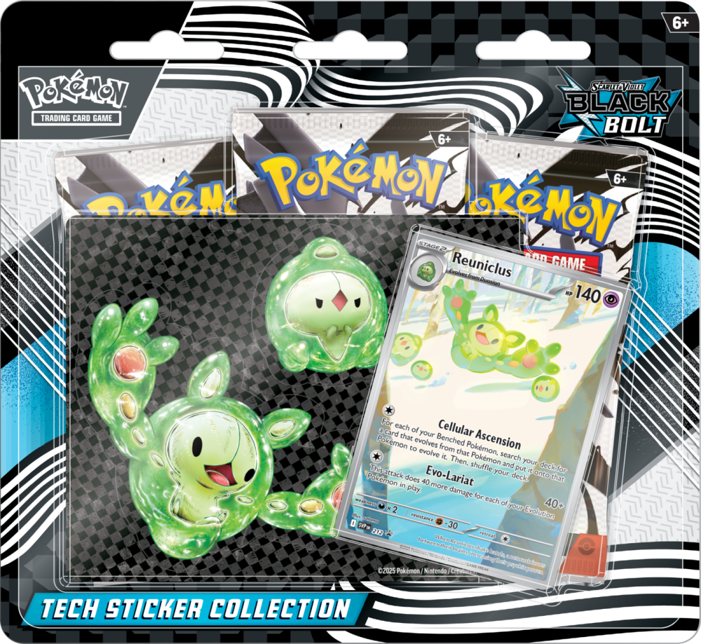 Black Bolt Tech Sticker - Reuniclus