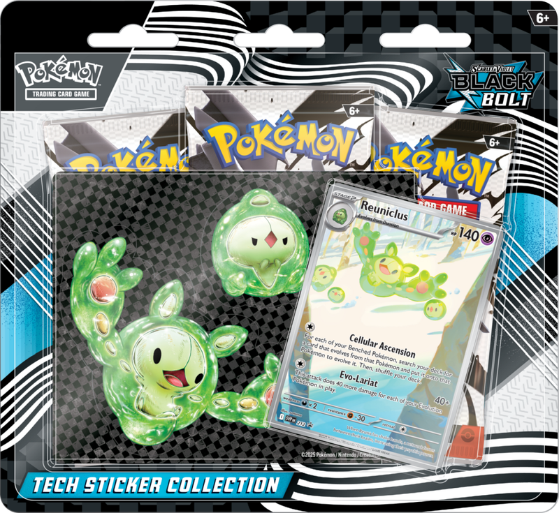 Black Bolt Tech Sticker - Reuniclus