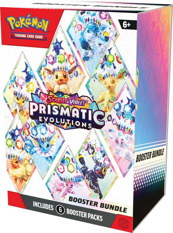 Prismatic Evolutions – Booster Bundle + album do wyboru