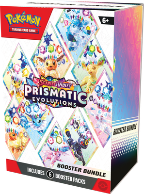 Prismatic Evolutions – Booster Bundle + album Ultra-Pro