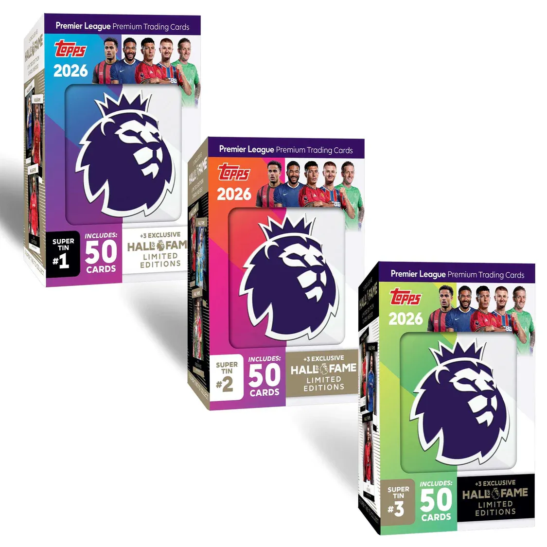 Topps Premier League 2026 Super Tin – Hall of Fame Series