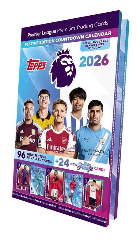 Topps Premier League 2026 – Festive Countdown Calendar (Advent Calendar)