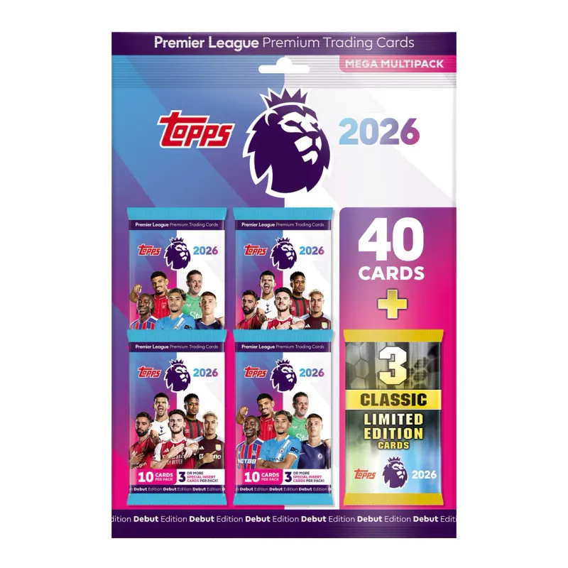 Topps Premier League 2026 – Mega Multipack