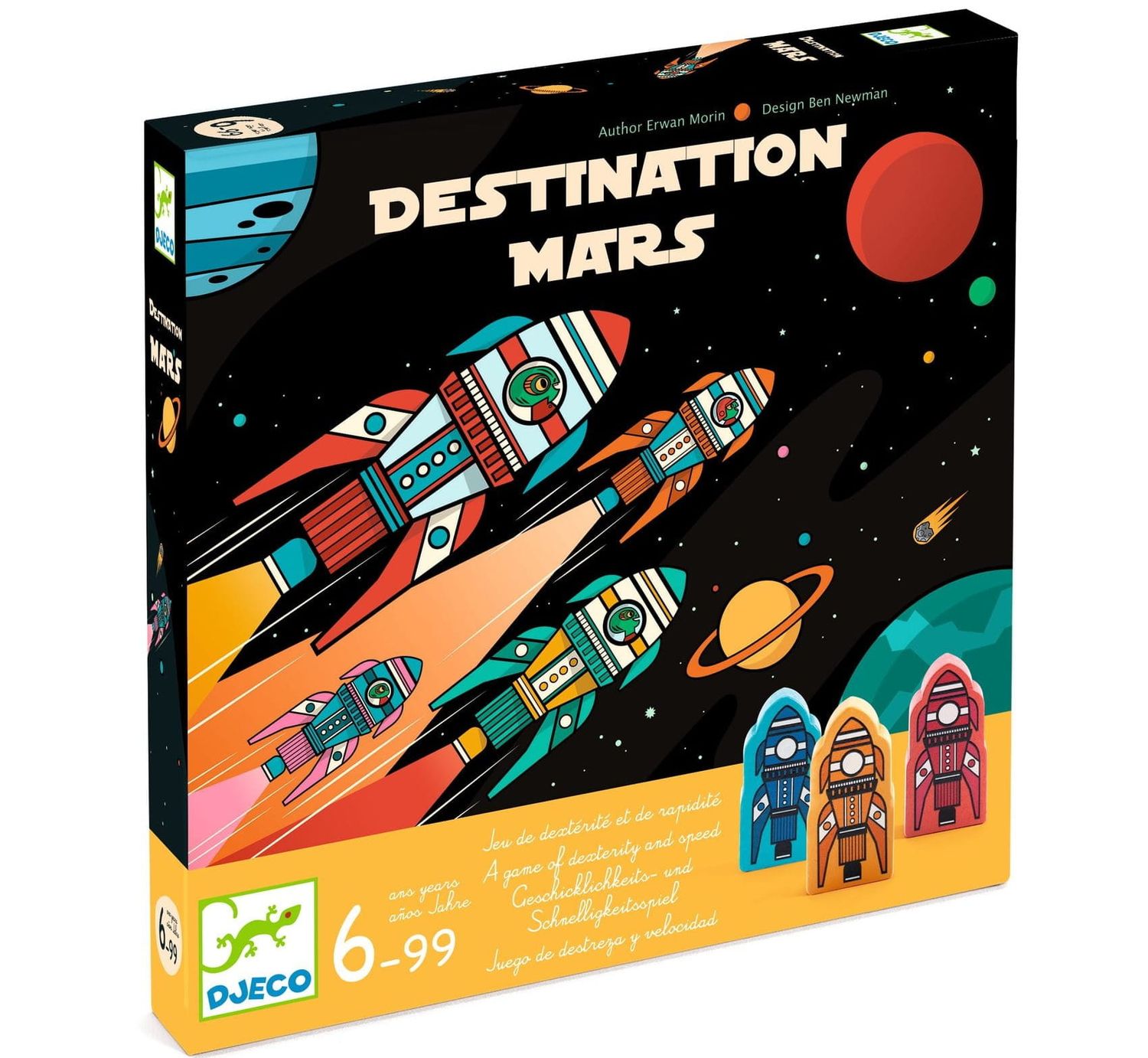 Wyprawa na Marsa - gra planszowa na spostrzegawczość i refleks