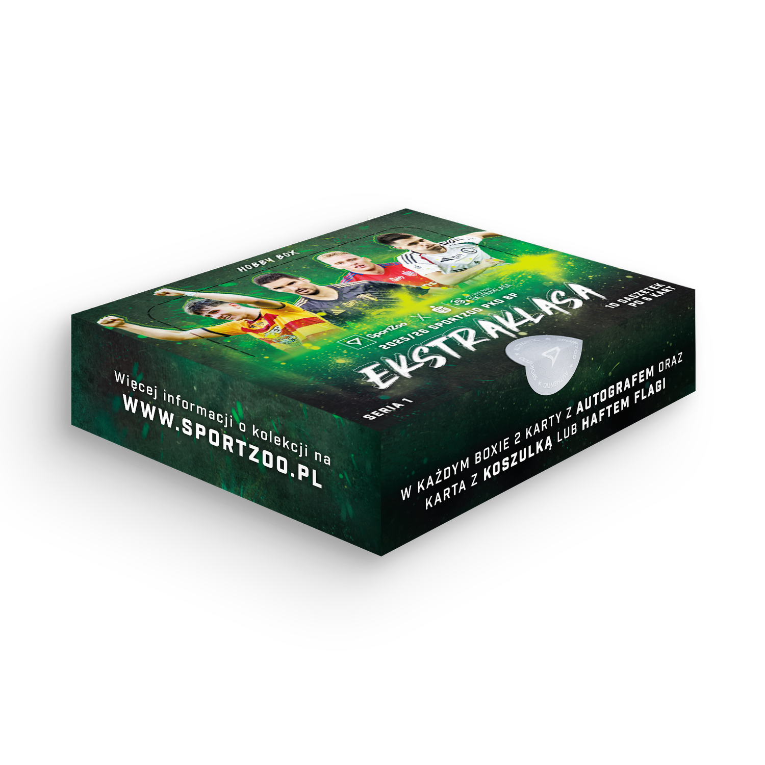 SportZoo PKO BP Ekstraklasa 2025/26 Seria 1 – Hobby Box (10 Saszetek)