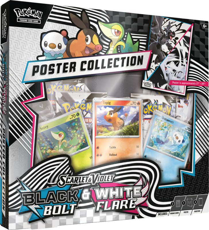 White Flare &amp; Black Bolt – Unova Poster Collection