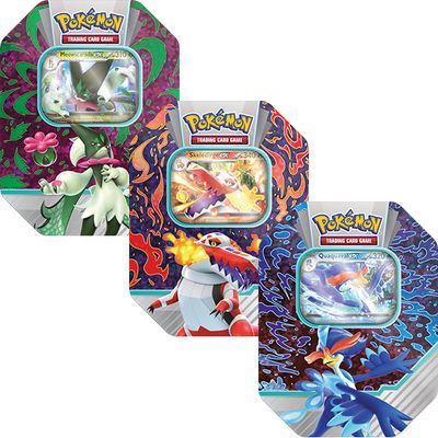 Pokémon Paldea Partners Tin – Zestaw 3 Puszek z kartami ex