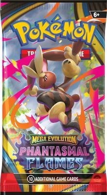 Pokémon TCG: Mega Evolution – Phantasmal Flames – Booster Pokémon TCG: Mega Evolution – Phantasmal Flames – Booster
