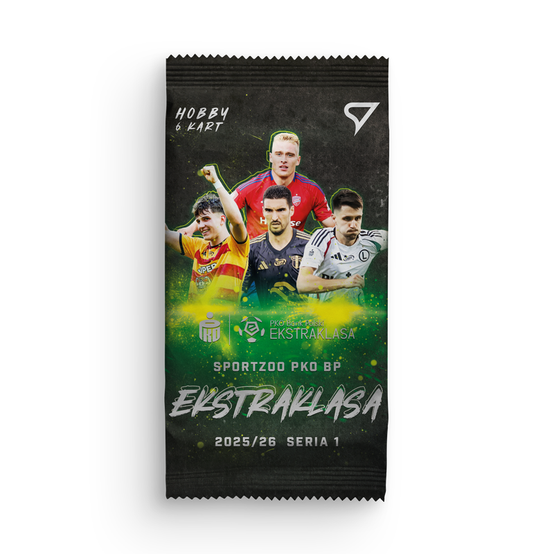 SportZoo PKO BP Ekstraklasa 2025/26 Seria 1 Hobby – saszetka z kartami piłkarskimi