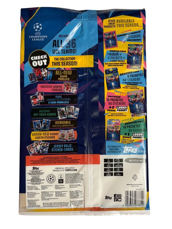 Champions League Stickers 25/26 - Multipack