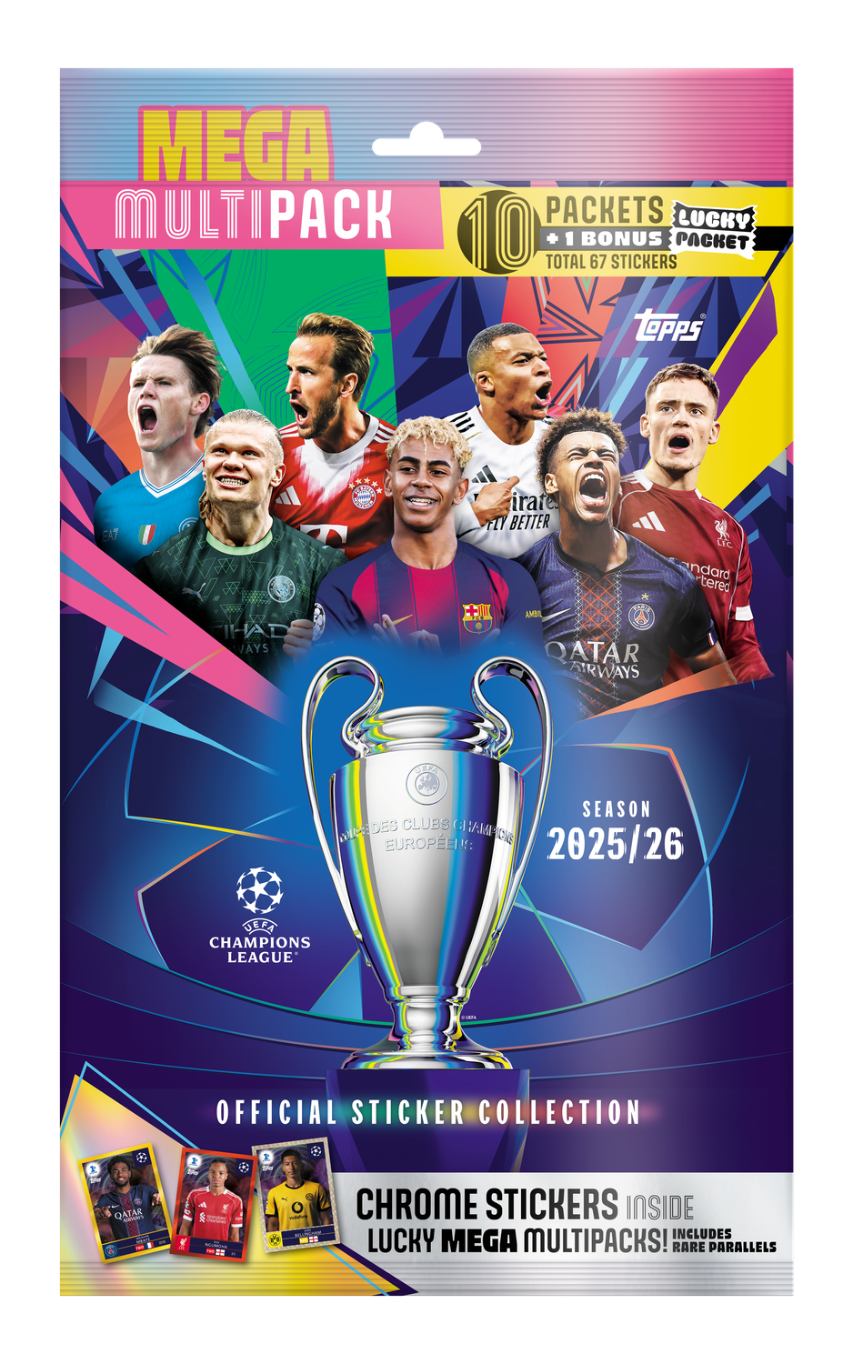 Champions League Stickers 25/26 - Mega Multipack