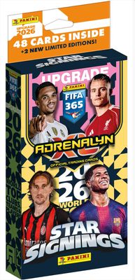 Panini FIFA 365 Adrenalyn XL 2026 – Star Signings 48 kart + 2 Limited Edition