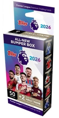 Topps Premier League 2025/26 Bumper Box – karty piłkarskie kolekcjonerskie Topps Premier League 2025/26 Bumper Box – karty piłkarskie kolekcjonerskie