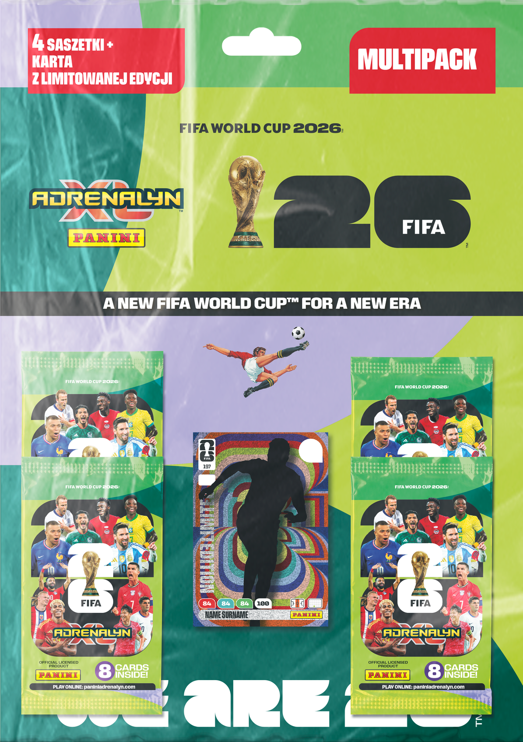 Multipack kart piłkarskich FIFA World Cup 2026 (Adrenalyn XL)